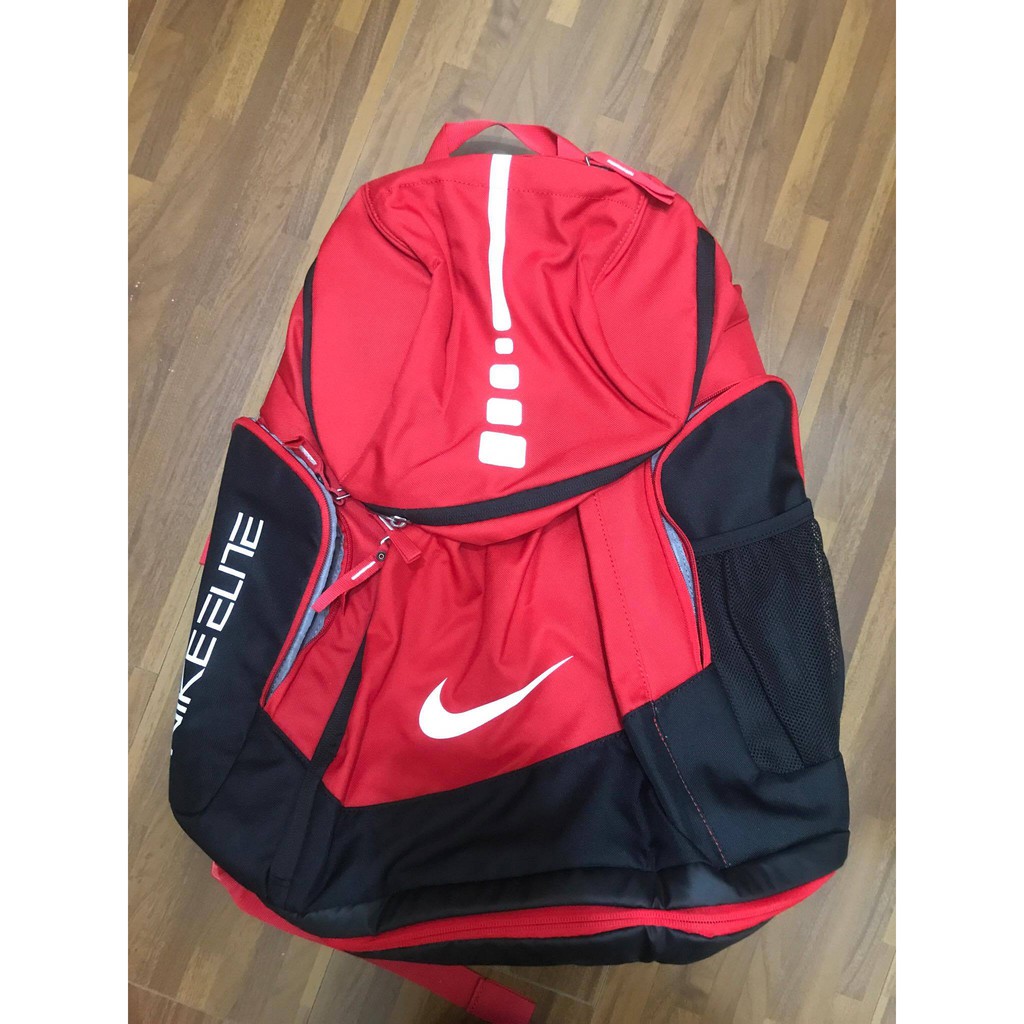 NIKE HOOPS ELITE MAX AIR TEAM BACKPACK - Red  菁英 後背包 紅黑