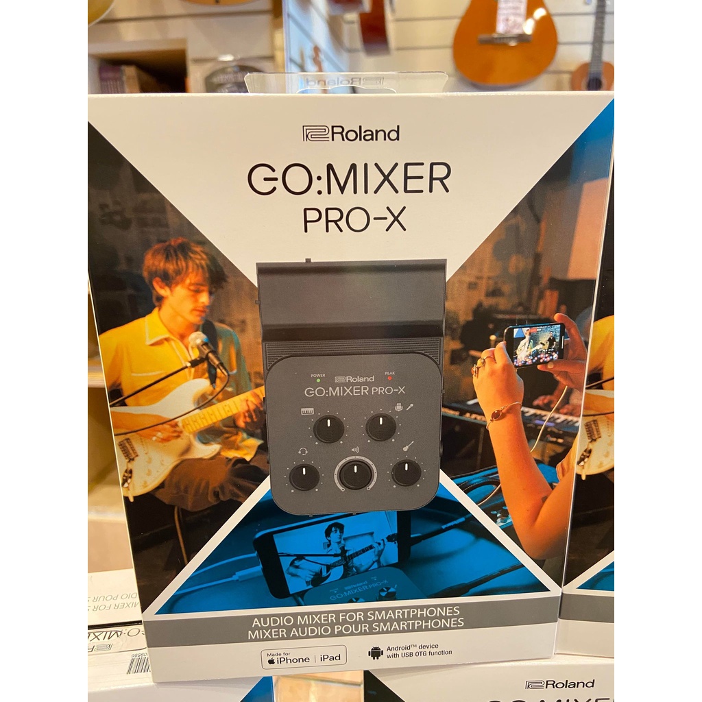 ROLAND GO MIXER PRO-X 智慧型手機專用音訊混音器-現貨