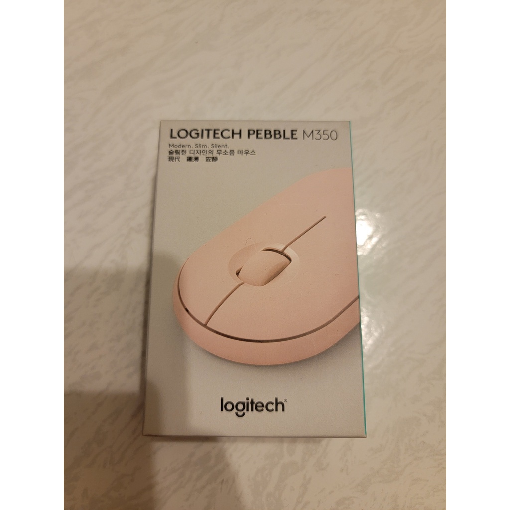 [全新現貨, 6折特價] 羅技 Logitech M350 鵝卵石無線滑鼠 (台灣公司貨) - 玫瑰粉