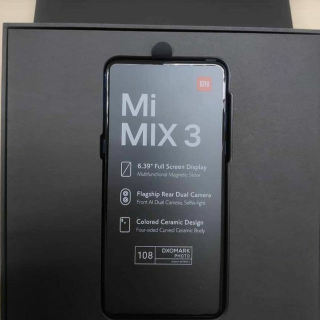 小米mix3黑色 ， MI MIX3  ，台灣官網購買，配件在 ，9新，正常使用痕跡，自用，送玻璃保護貼