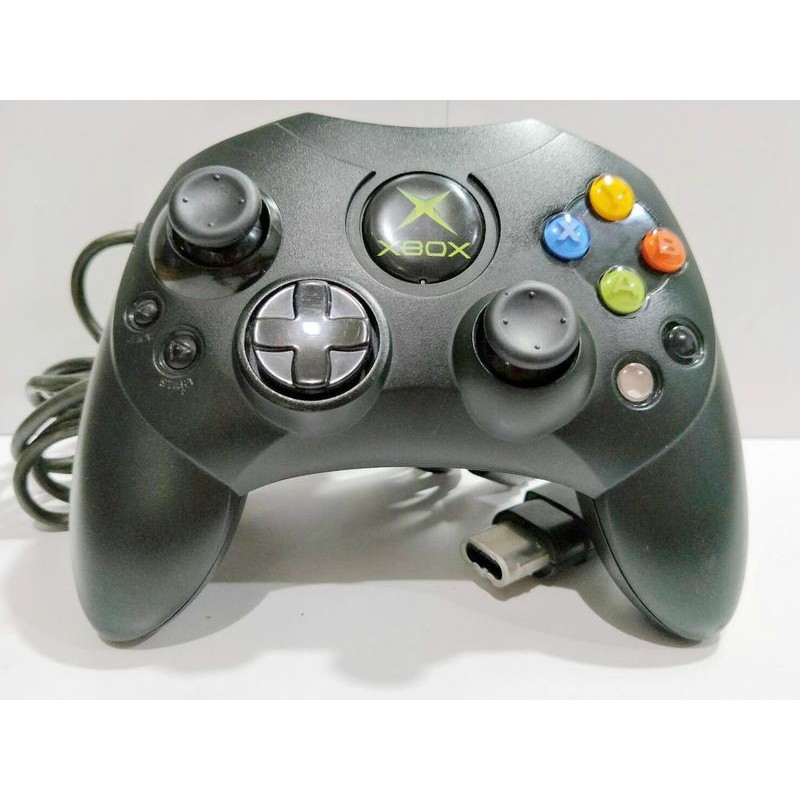 Microsoft 微軟初代XBOX 手柄正原廠手把(更換全新左右類比頭)  蝦皮購物