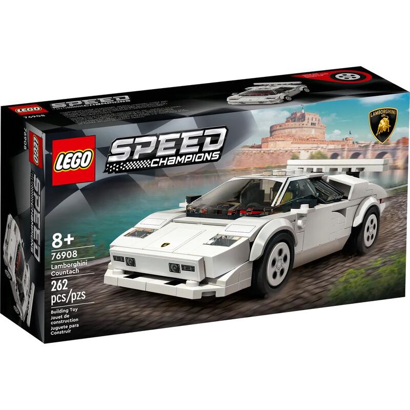 汐止 好記玩具店 樂高積木 SPEED 賽車 LEGO 76908 藍寶堅尼 Countach 新品