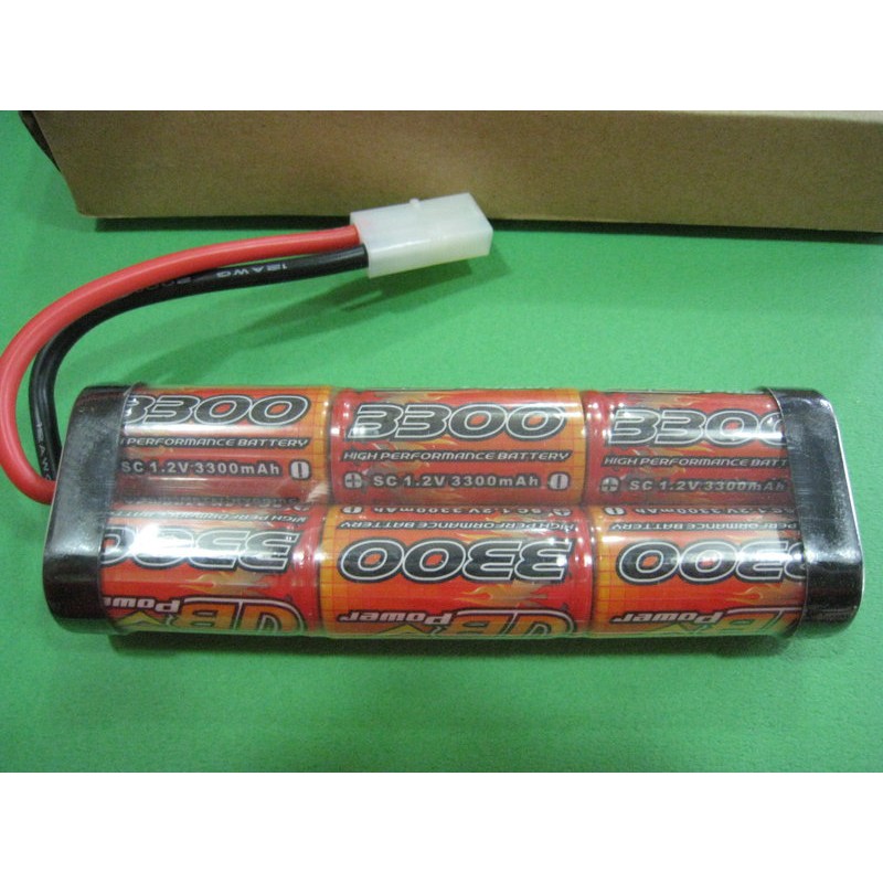 (阿哲RC工坊) 7.2v 3300mah 鎳氫電池(TAMIYA車款適用)