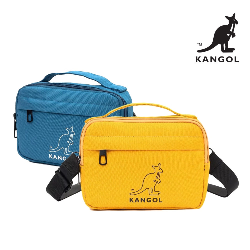 KANGOL袋鼠-翻糖塗鴉小後背包 小包 郵差包 斜背包 KANGOL包 側肩包 隨身包 AAStore