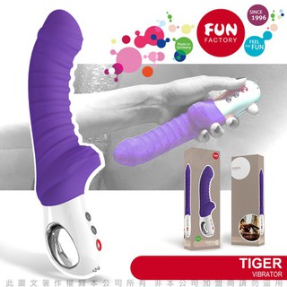 保固兩年 買一送二 德國FUN FACTORY TIGER G5 虎豹泰格 五代 G點時尚奢華震動按摩棒-紫 電動按摩棒