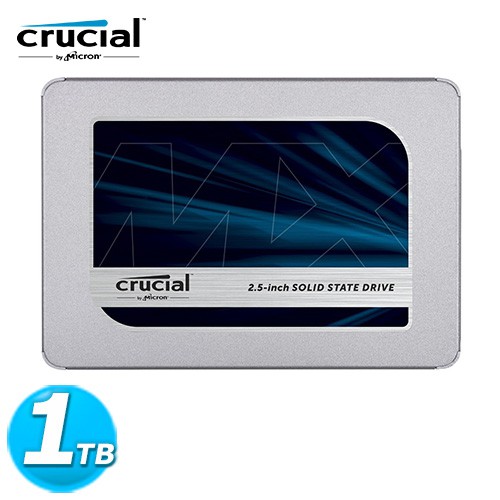 全新 美光Micron Crucial MX500 1TB SATAⅢ 固態硬碟 捷元公司貨 五年保固