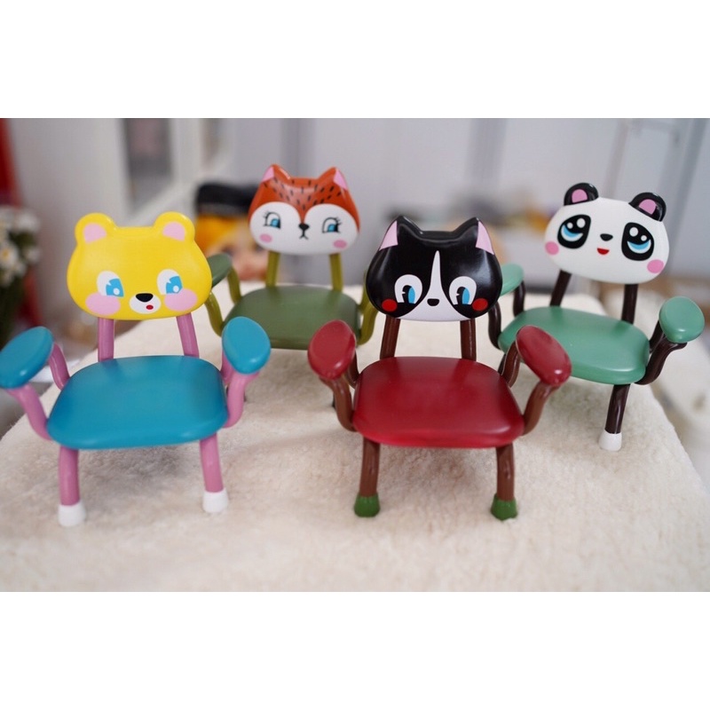 【預購】復古 昭和 娃娃用 動物造型椅子 躺椅 兒童椅 家具 微縮模型 玩具 小布Blythe ob11 gsc