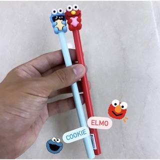 Elmo Cookie Monster 芝麻街美語 原子筆