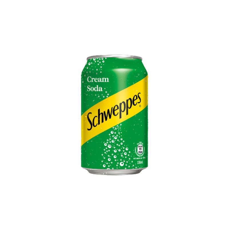 《現貨》香港代購 香港玉泉 舒味思 忌廉汽水 Schweppes Cream Soda 330ml |超商取貨最多12罐