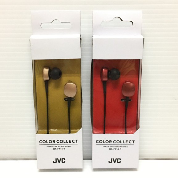 Jvc 入耳式霧感金屬耳機ha Fx14 蝦皮購物