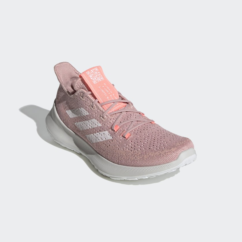 Adidas Sensebounce+ SUMMER.RDY女款粉色透氣穩定慢跑鞋-NO.EF0325