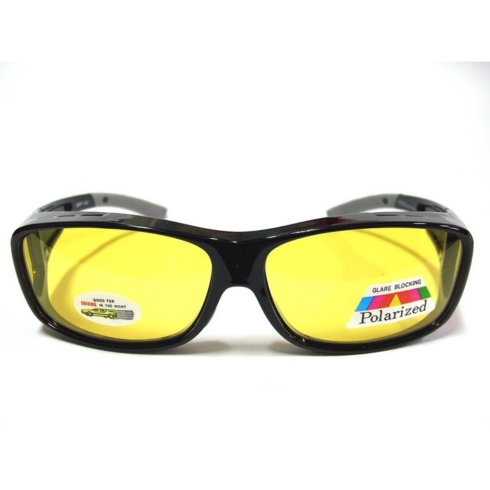 e視網眼鏡  WPN9407-亮黑框 (可內戴近視眼鏡或老花眼鏡) 偏光運動太陽眼鏡檢驗合格