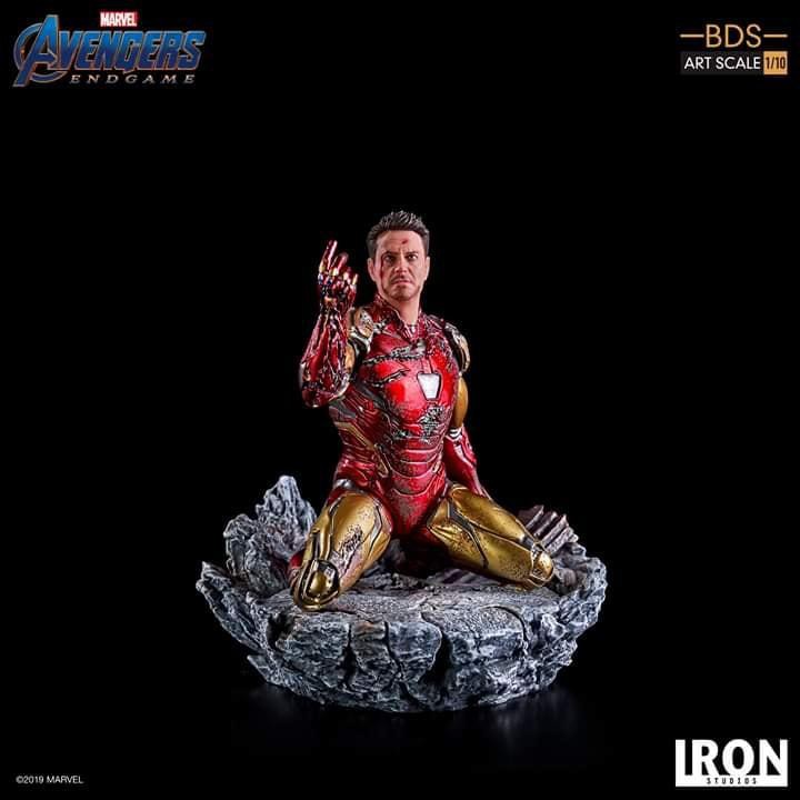 逢甲爆米花玩具店 全新 特價 正版 Iron Studios 1/10 復仇者聯盟4 終局之戰 鋼鐵人 雕像 彈指