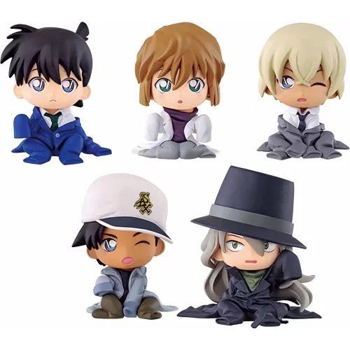 現貨速發 名偵探柯南扭蛋盒裝版縮水公仔縮小工藤新一灰原哀怪盜基德安室透赤井秀一迷你玩偶手辦模型人偶禮物