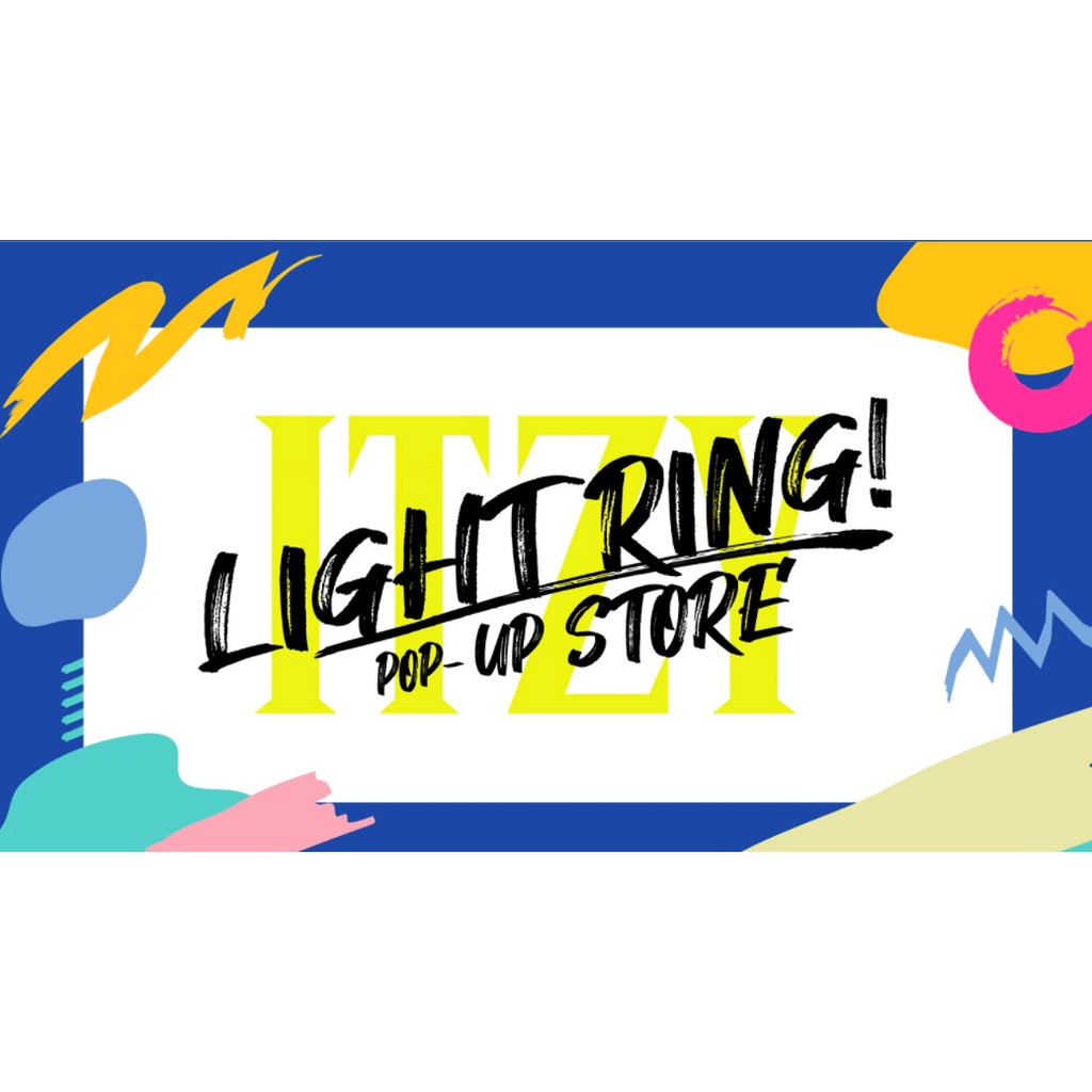 （限定買家下標）代購 ITZY 官方 Light Ring  POP-UP 快閃店 周邊 手燈環 裝飾物 手燈包