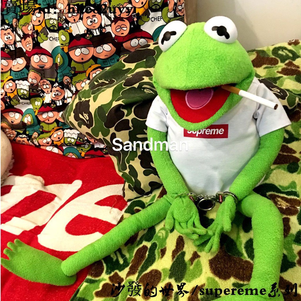 Supreme Kermit Plush Cheap Online