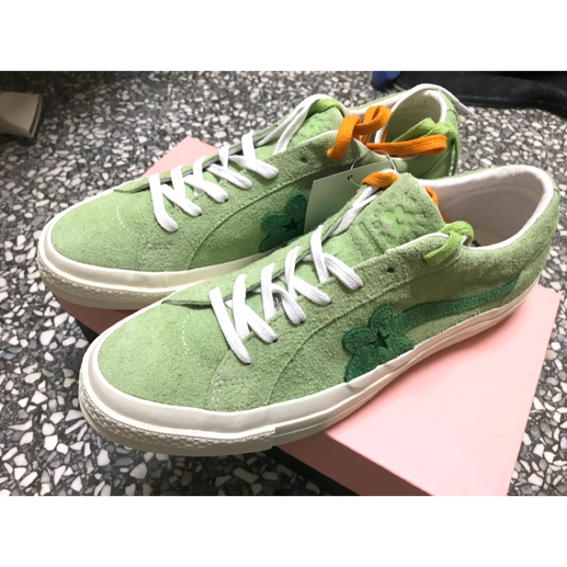 Converse one star GOLF LE FLEUR 粉綠 US9.5