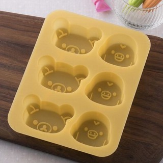 ♡松鼠日貨♡日本 正版 貝印 懶熊 拉拉熊 小雞 蛋糕 果凍 布丁 造型 矽膠 模具