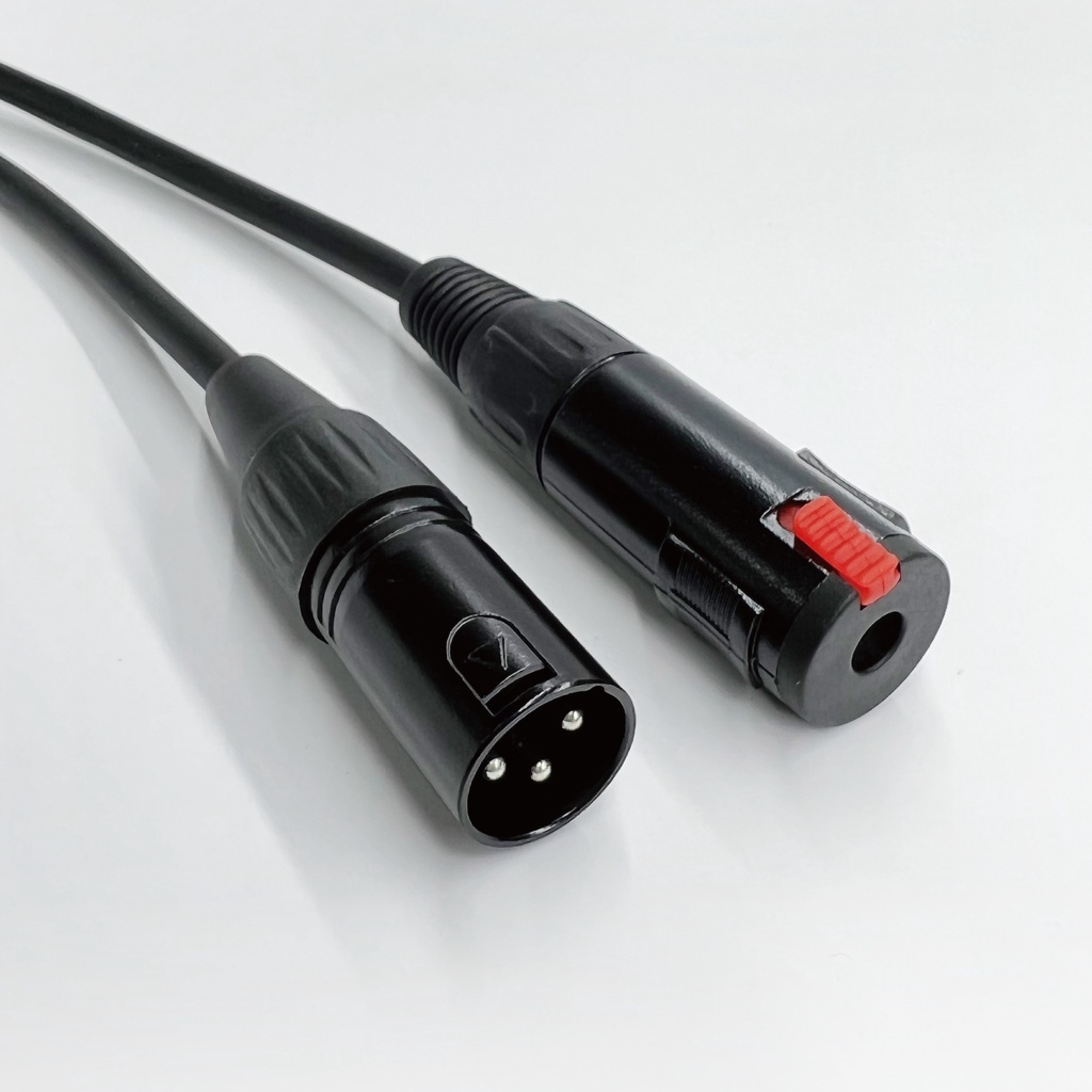 XLR 公頭 對 6.3母 麥克風線 轉接線 XLR 訊號線 mic線 micphone