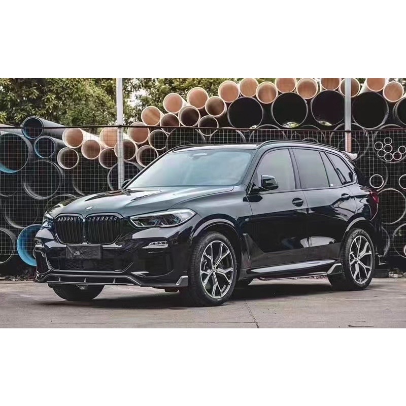 【M.GARAGE】BMW X5 G05 M包 黑武士 碳纖維 套件 前下巴 後下巴 側裙 上尾翼 下尾翼 水箱 後照鏡