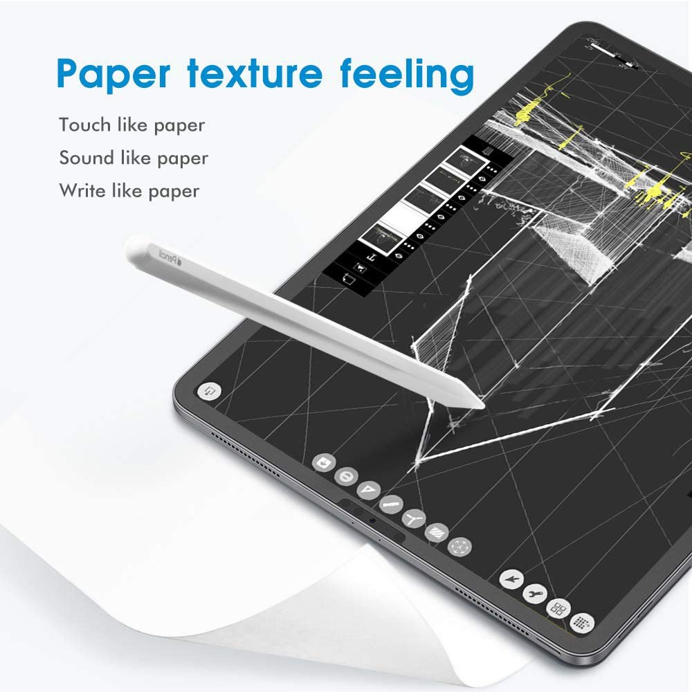 SAMSUNG 三星 Galaxy TabS7 S7Plus 2020 紙狀屏幕保護膜 PET 紙質紋理膜防眩光防刮手感