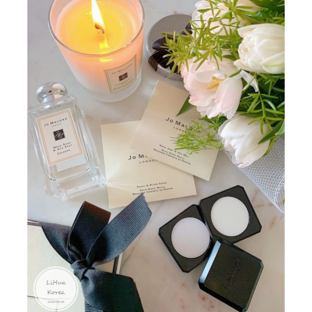 梨花妞 預購jo Malone 香氛調合盤雙層香膏限量版鐵盒收納袋 蝦皮購物