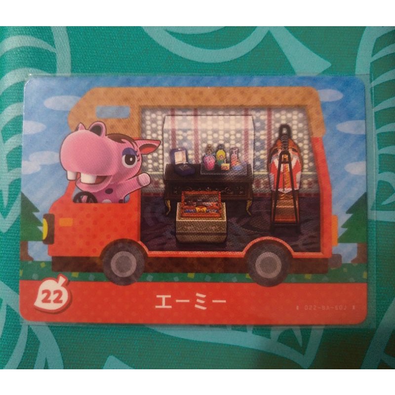 動物森友會 amiibo 房車卡 日文正版 艾咪 22 居民卡