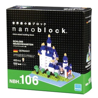 日本正版 河田 nanoblock 積木NBH-106 GERMANY 德國 新天鵝堡