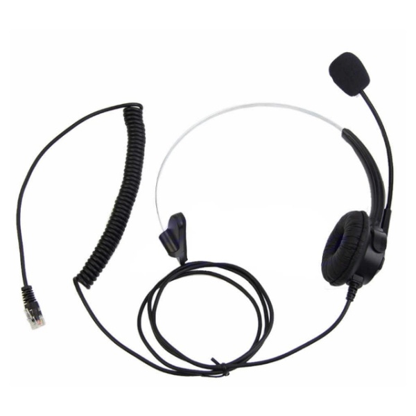 傳康TRANSTEL電話總機系統 單耳耳機麥克風 含調音靜音 話務行銷專用耳麥