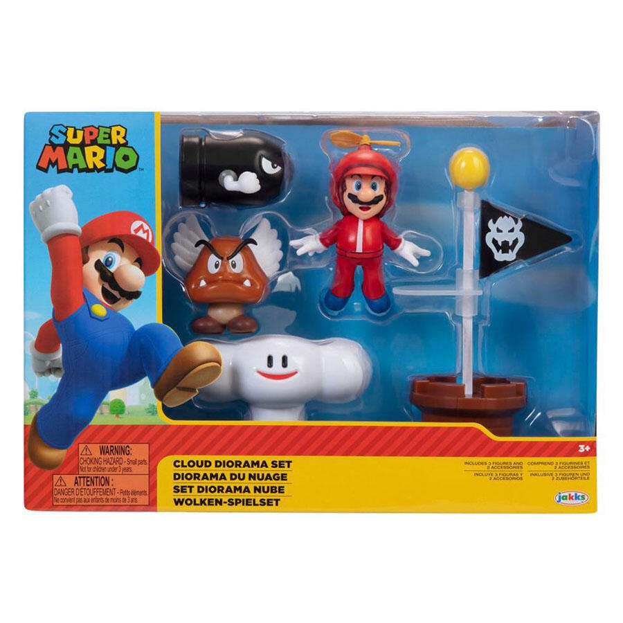 Nintendo任天堂超級瑪利歐2.5吋棉花糖雲海5入組 ToysRUs玩具反斗城