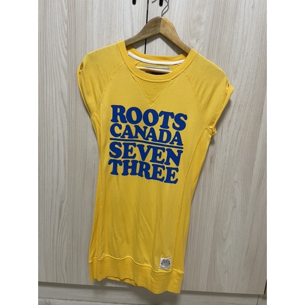 Roots 黃色長上衣（正品）