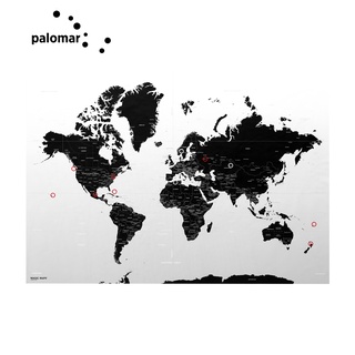 【palomar】Magic Maps 魔法地圖 (台灣現貨) 世界地圖 不殘膠 壁貼