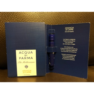 🇺🇸美國原裝 Acqua di Parma 藍色地中海Arancia di Capri卡普里島橙中性淡香水1.2ml