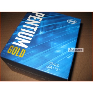 JULE 3C會社-Intel Pentium GOLD G5420 九代/雙核/3.8G/4M/庫存/全新風扇 CPU