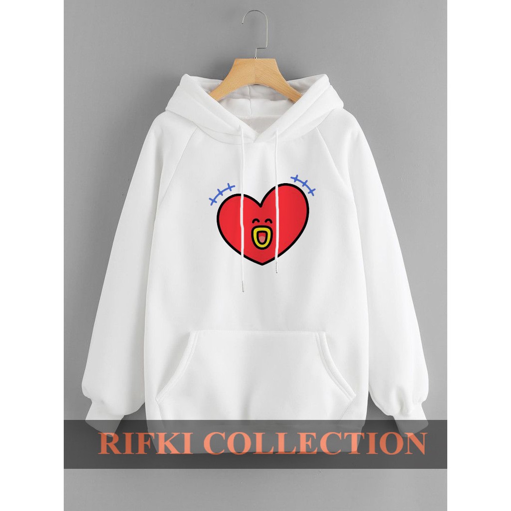 Bt21 TATA kpop 兒童連帽衛衣 BTS V 兒童外套