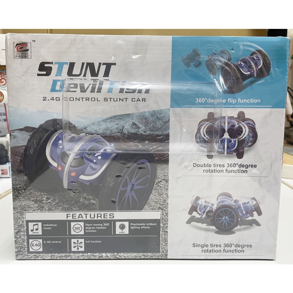 桃園龍潭可自取 STUNT CAR 充電 2.4G 翻滾特技遙控汽車 360度旋轉 迴轉 單輪迴轉 造型帥氣 又好玩