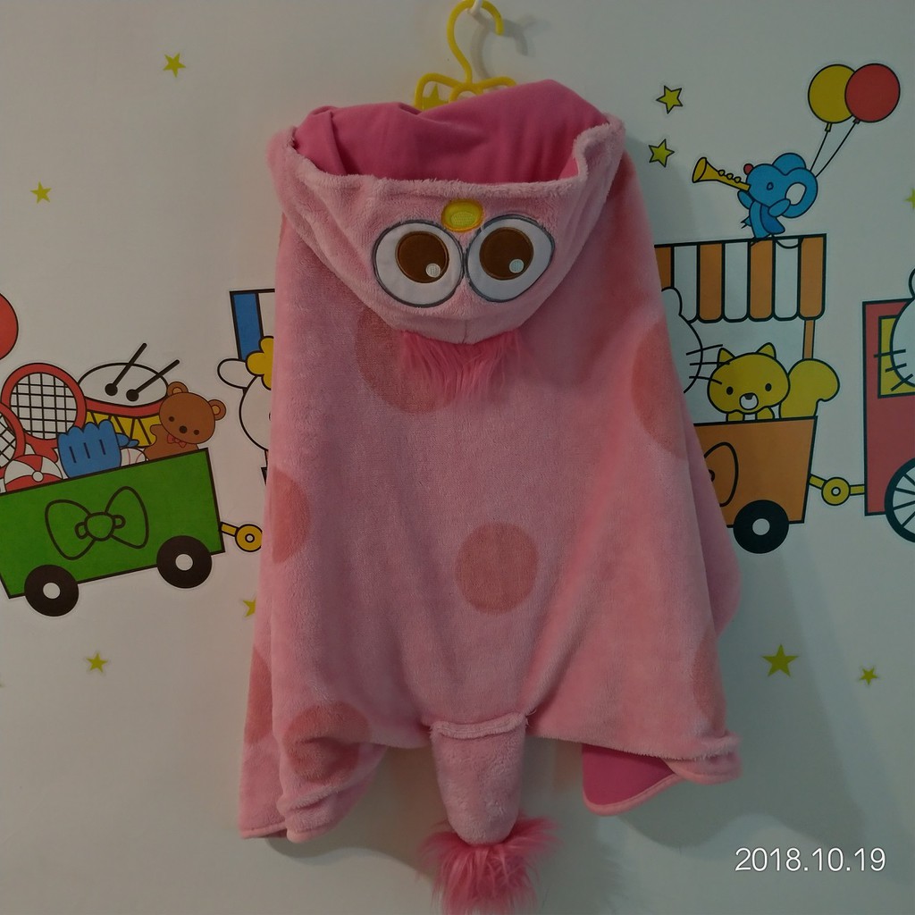 【二手童裝】日本購入造型披風 (可當嬰兒包巾 )