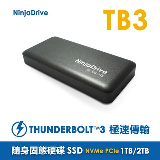 [NinjaDrive] Thunderbolt 3 SSD 雷電接口移動SSD固態硬盤迷你便攜高速傳輸