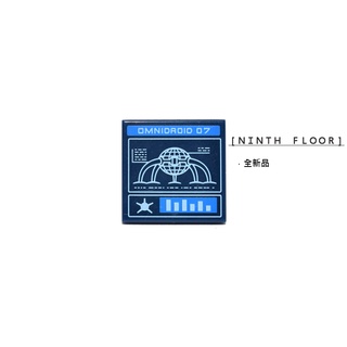【Ninth Floor】LEGO 71012 樂高 超人特攻隊 Tile 2x2 OMNIDROID 07 控制面板