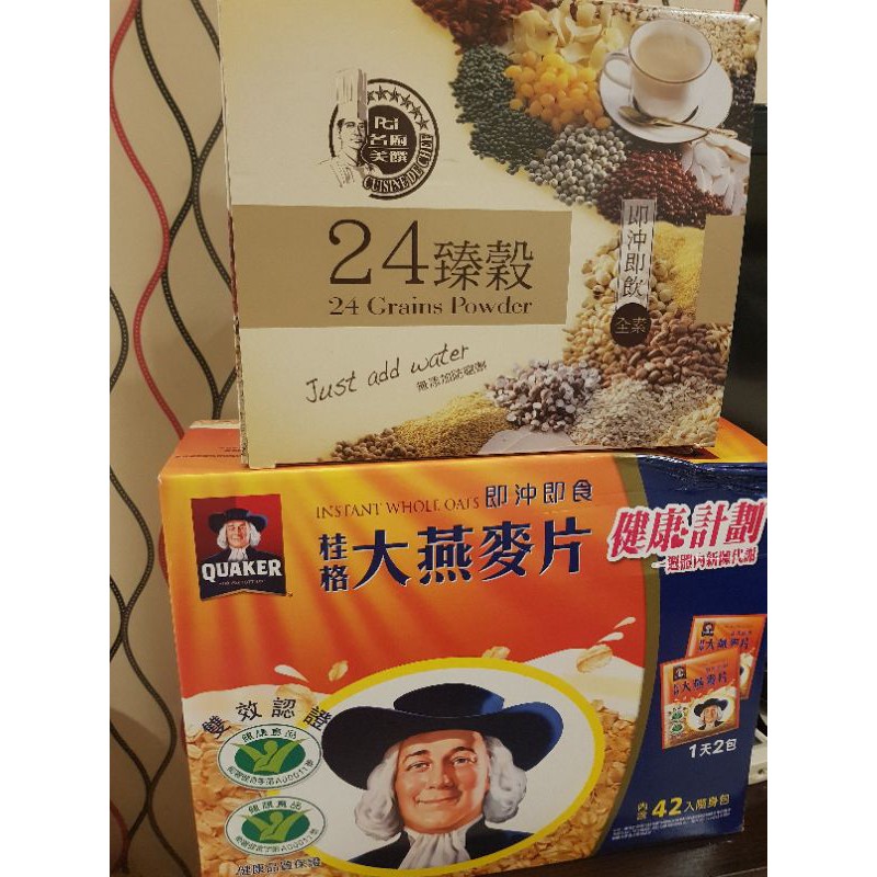 桂格大燕麥片+24穀臻飲