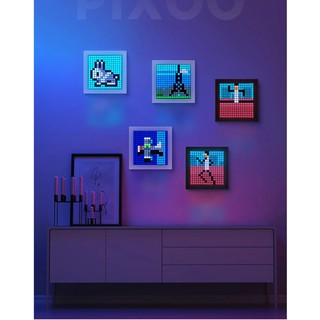Divoom pixoo 畫素顯示螢幕DIY設計裝飾氛圍燈電子時鐘動畫數碼LED創意禮物