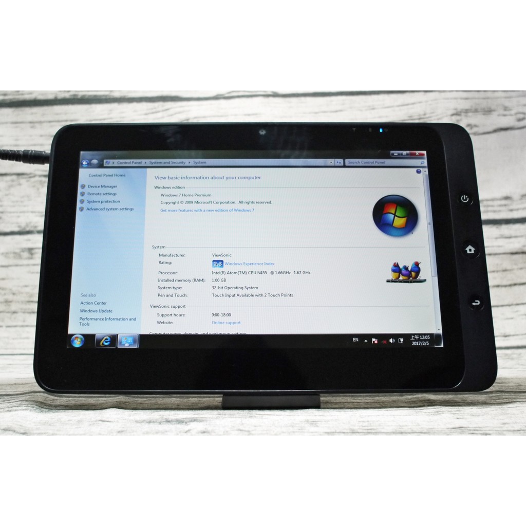 優派ViewSonic ViewPad 10 16GB 雙系統 Windows7 + Android 十吋平板電腦