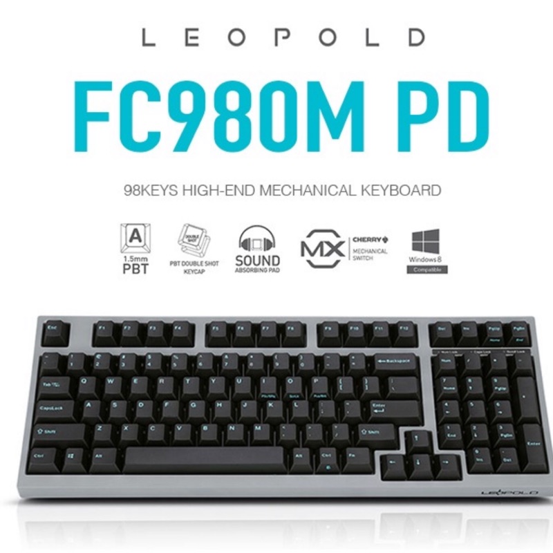 「最終下殺」Leopold FC980M PD 暗礁 英刻 茶軸 機械式 鍵盤