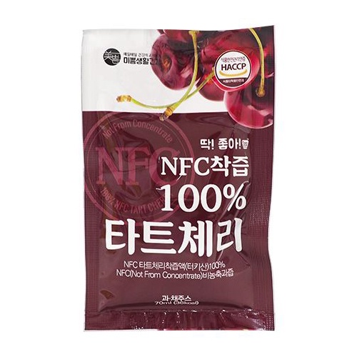 韓國 MIPPEUM NFC百分百酸櫻桃汁(70ml)【小三美日】DS008445
