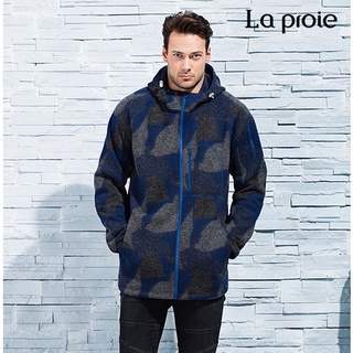 法國戶外休閒旅行品牌【La proie 萊博瑞】法式機能戶外服飾-男款保暖羊毛休閒外套
