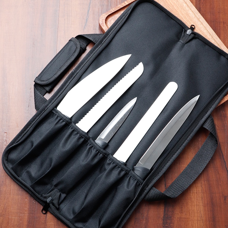 新款刀具收納包廚師工具包牛津手提刀包便攜中西餐廚刀收納袋創意質感