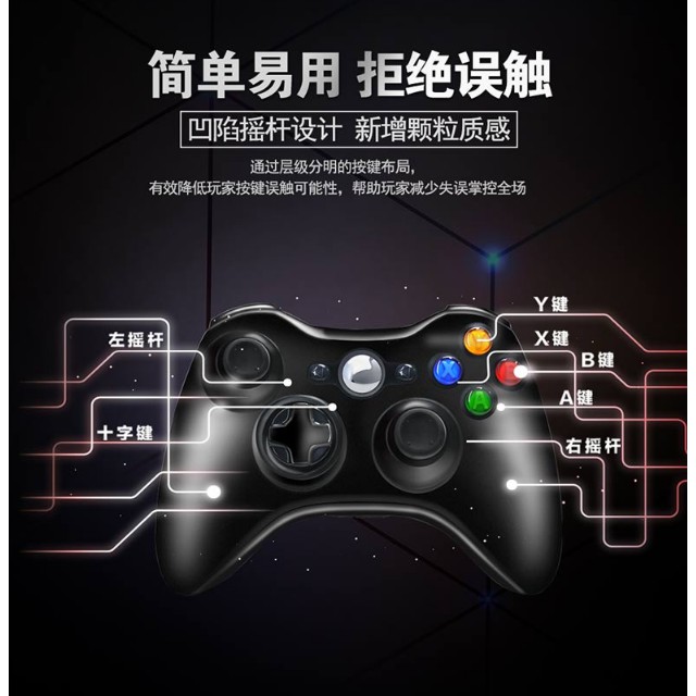 Xbox360 Pc電腦通用副廠有線通用搖桿手把免驅動gta Nba Pc模擬器 蝦皮購物