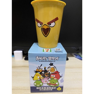 Angry Birds 憤怒鳥雙層陶瓷杯 (附立體造型杯蓋) 黃鳥