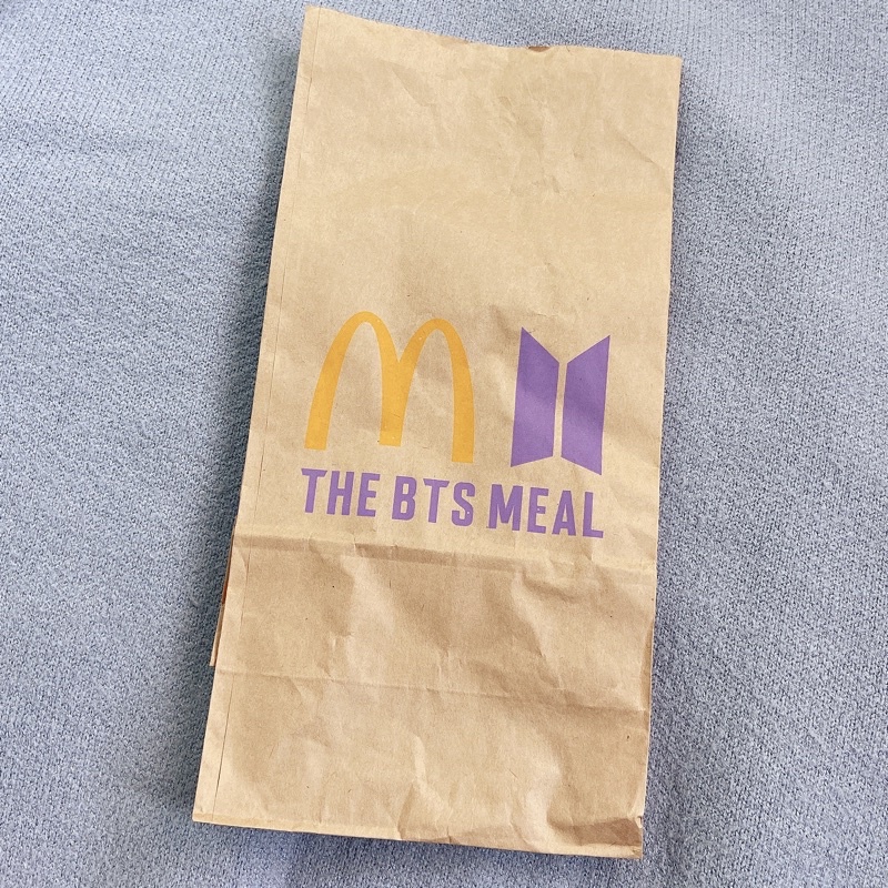 麥當勞 期間限定 BTS 紙袋