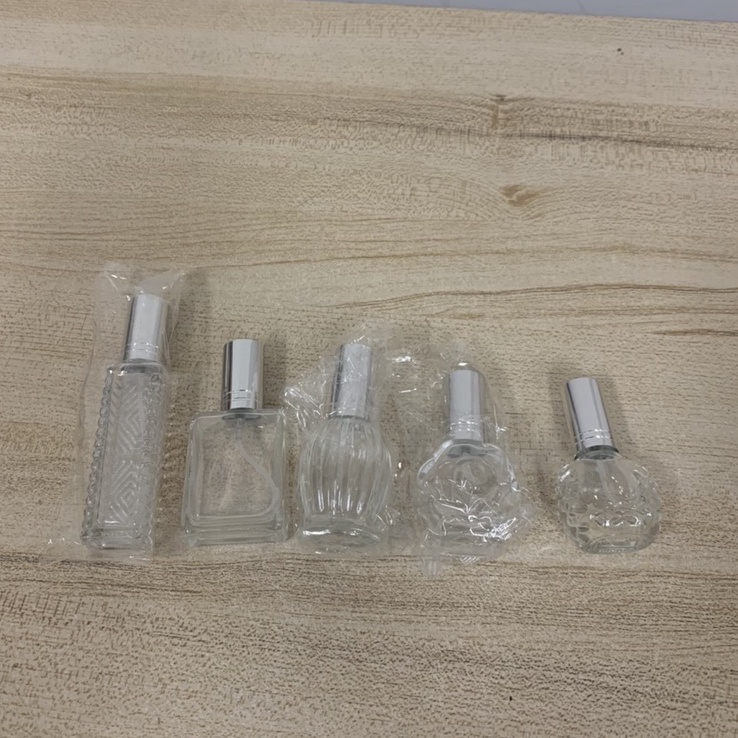 玻璃分裝瓶玻璃瓶噴霧瓶分裝瓶隨身香水瓶香水分裝瓶酒精分裝瓶(5個入/777-13183)